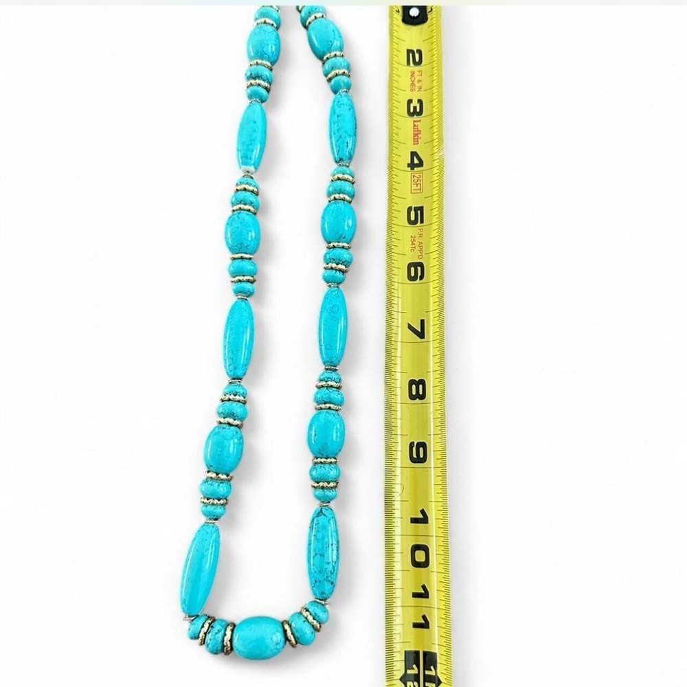 Turquoise color Beaded Necklace